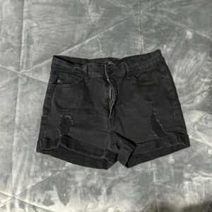 KanCan Black Jean Shorts